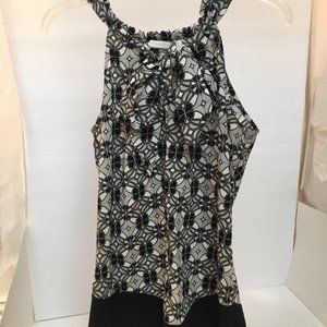 New York & Co. halter bow neckline top